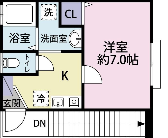 ROSE GARDENの間取り|間取りです。