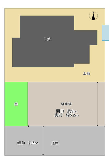 【区画図】 | 熊谷市上須戸　中古戸建