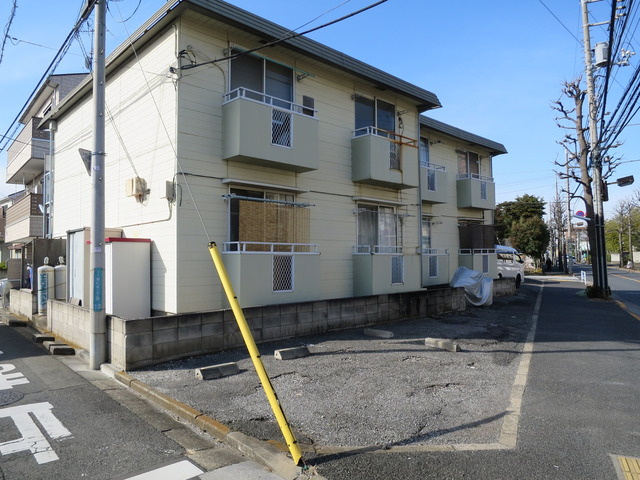 ボン・ド・ミールの外観|閑静な住宅街にあるアパートです♪