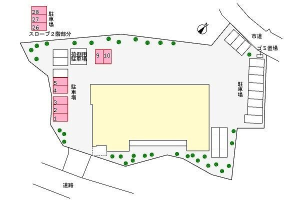 グランドソレーユ三ツ池公園の駐車場