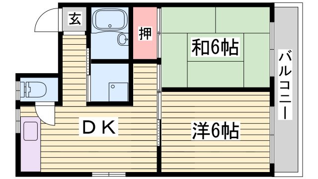 ファーストイン広畑の間取り