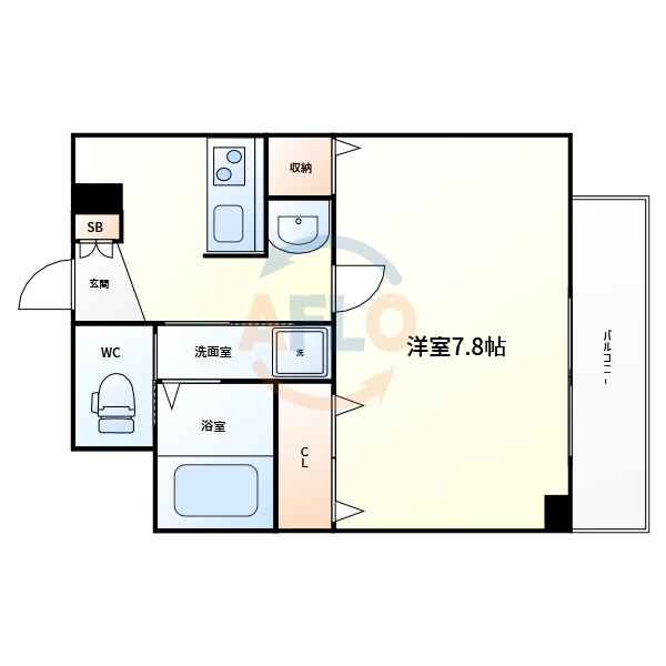 ミラージュパレス難波東レジデンスの間取り|ミラージュパレス難波東レジデンス　間取り