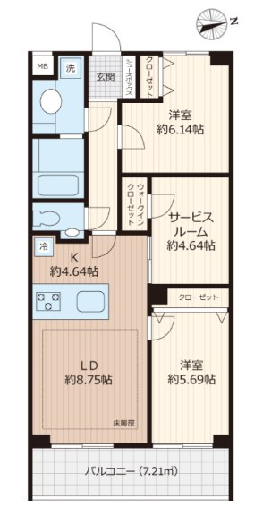Beverly Homes 豊島園の間取り