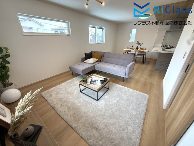 新築戸建　神戸市北区緑町２丁目1　1号棟の居間・リビング
