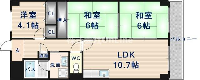 【間取り】 | グランドゥール緑ヶ丘
