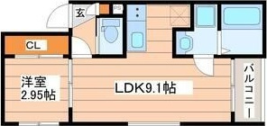 レクスト泉中央の間取り