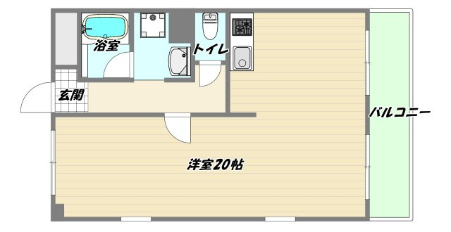 大阪市淀川区十八条３丁目の賃貸マンションの間取り