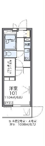 【間取り】 | レオパレスＡＺＵＭＡ |  