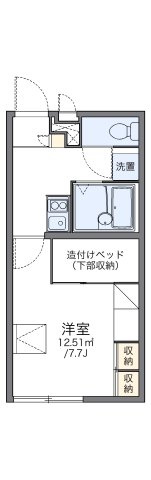 レオパレスアルルの間取り