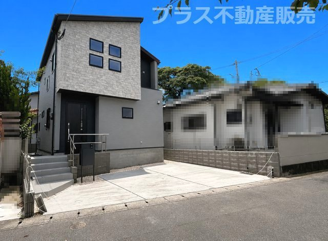 【外観】 | 福岡市早良区内野6丁目　1号棟（全1棟）【仲介手数料無料・0円】 | 現地写真。プラス不動産販売なら、現場の全ての棟をまとめてご見学頂けます。