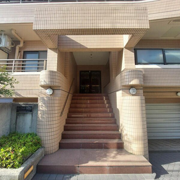 サンフラット世田谷のエントランス