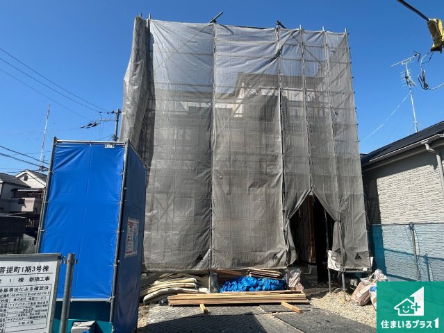 堺市東区菩提町　第1期　新築一戸建ての外観|現在建築中！落ち着いた街並みで新生活を始めることが出来そう！周辺の物件も併せてご紹介させて頂きます！