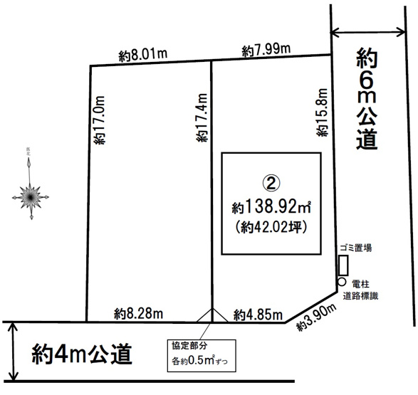 【土地図】 | 松戸市五香32期　全2区画