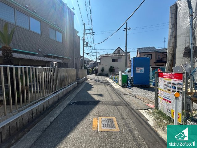 堺市東区菩提町　第1期　新築一戸建ての前面道路含む現地写真|現在建築中！落ち着いた街並みで新生活を始めることが出来そう！周辺の物件も併せてご紹介させて頂きます！