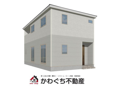 【外観パース】 | Cradle garden　南相馬市鹿島区西町第４　１号棟