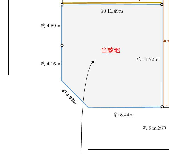平塚市西真土４丁目　貸地