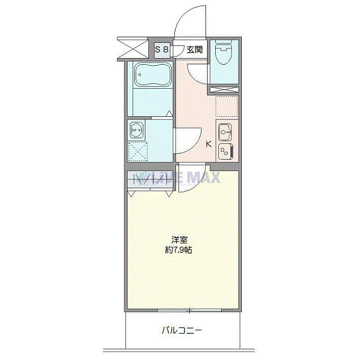 葛飾区奥戸２丁目の賃貸マンションの間取り