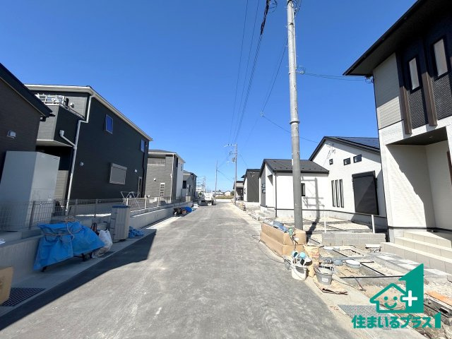 ●17(土)18(日)現地説明会！　磯城郡田原本町黒田　全4邸の前面道路含む現地写真|周辺は閑静な住宅街です。前面道路もしっかりと有りますので車の出し入れも安心ですよ！