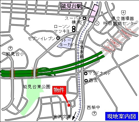 シティハイム　ブラドリー２の地図|案内図