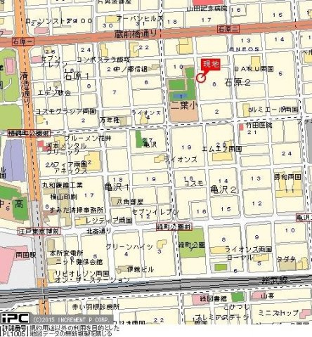 プレステート両国の地図