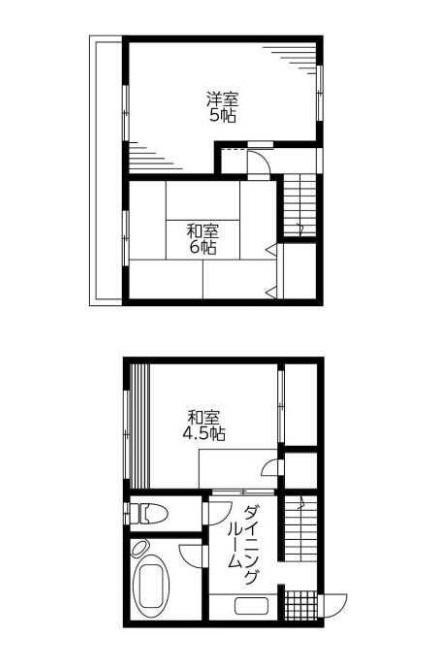 中台テラスハウスの間取り