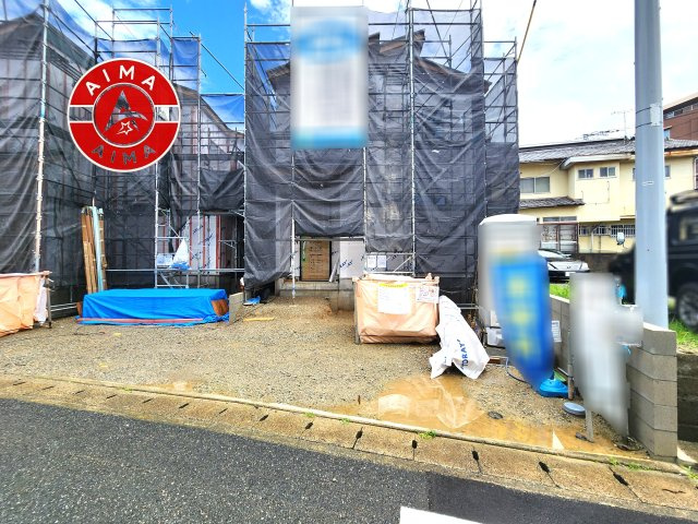 福岡市東区多々良2丁目第1-2棟（B号棟）の外観|デザイン性のある外観です。