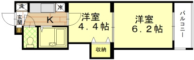 アビタ御所南の間取り