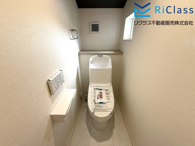 新築戸建　神戸市北区緑町２丁目1のトイレ|１階のトイレです