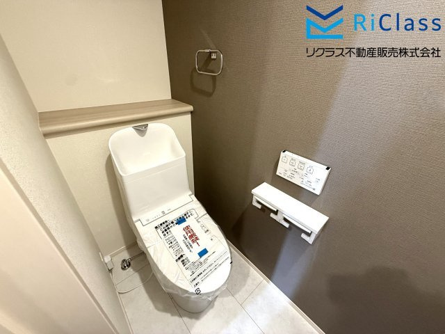 新築戸建　神戸市北区緑町２丁目1のトイレ|2階のトイレです