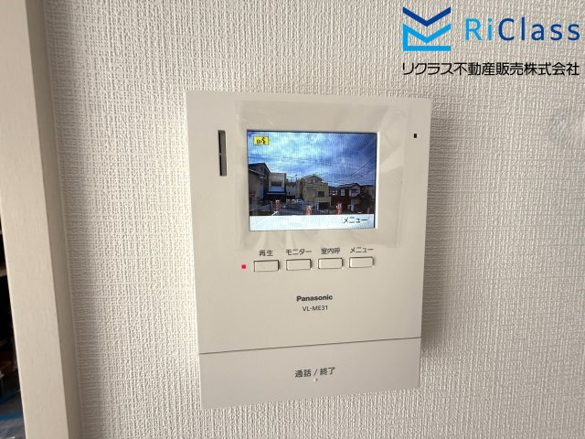 新築戸建　神戸市北区緑町２丁目1のセキュリティ|TVモニター付きインターホンです