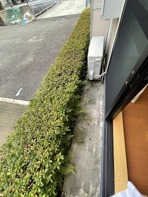 レオパレス苦楽園のバルコニー