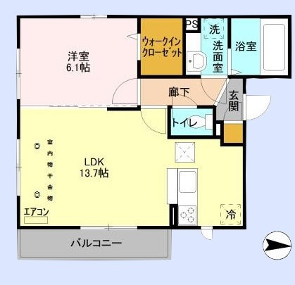 サン　クラージュの間取り