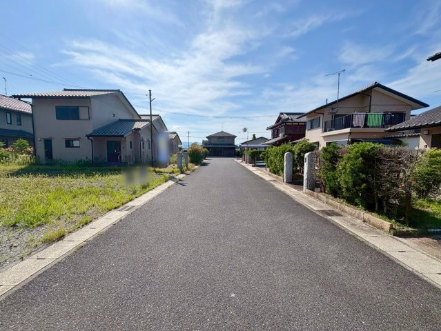 栗東市十里　建築条件無し売土地の外観