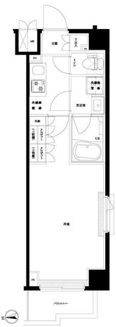 ルーブル大島参番館の間取り