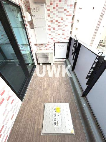 名古屋市中区錦２丁目の賃貸マンションのバルコニー