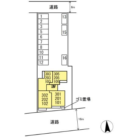 エクセルⅢの区画図