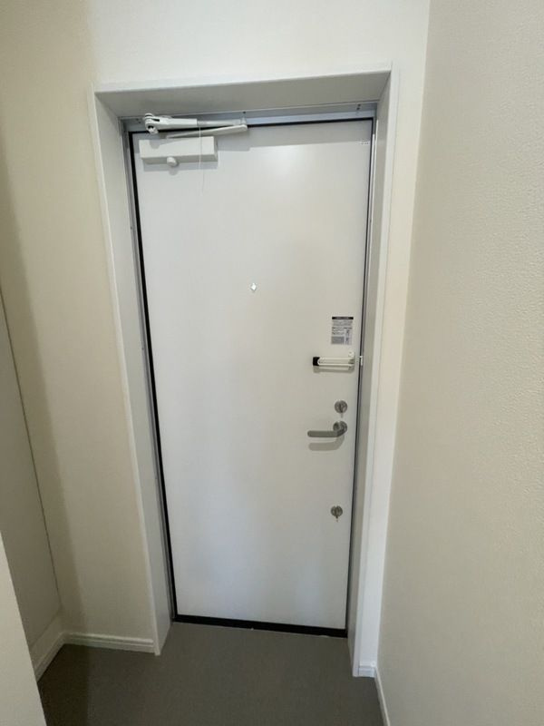 ヴィラ北松戸の玄関