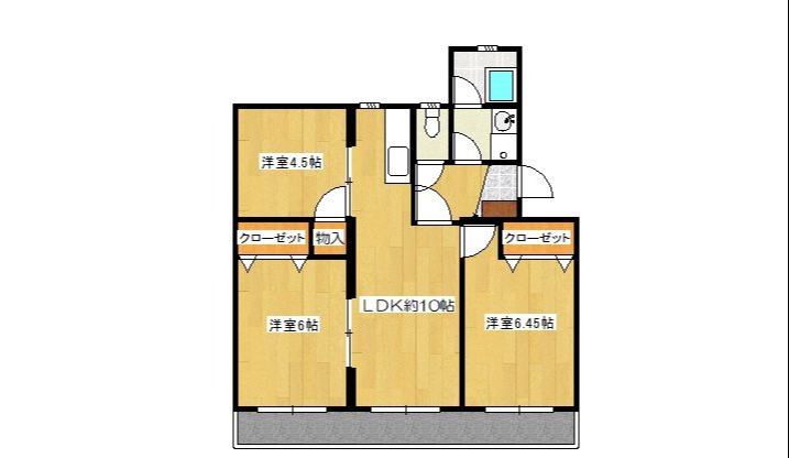 シャトレ若杉の間取り