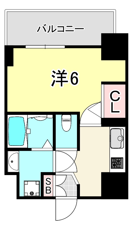 神戸国香通Futurの間取り