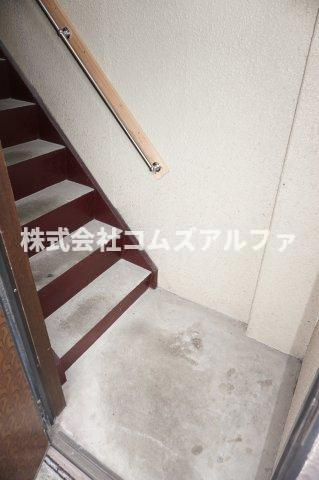 清田アパートのその他|清田アパート　階段入口