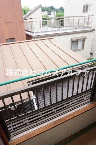 清田アパートの駐車場|清田アパート　バルコニー