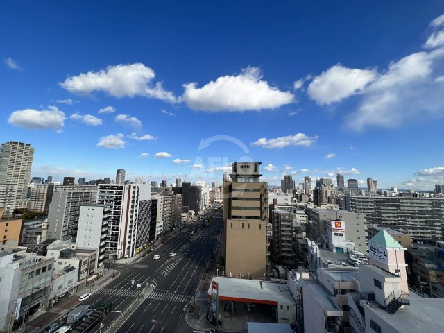 エグゼ難波WESTリバーの展望|エグゼ難波WESTリバー　最上階の展望