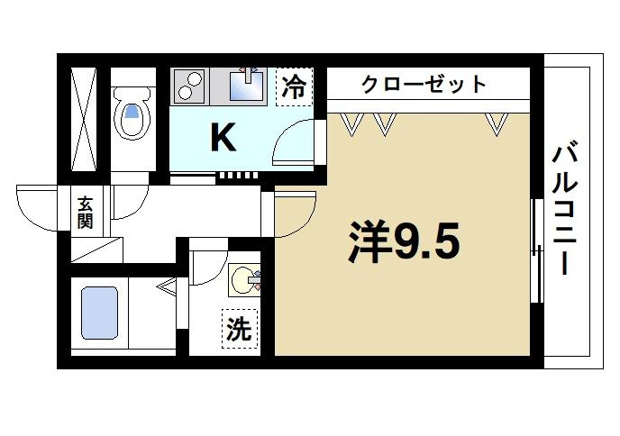 エル・セレーノ天理の間取り|広めのお部屋で暮らしませんか
