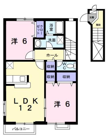 【間取り】 | フォレストガーデンⅠ