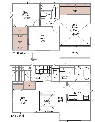 厚木市上落合2期　新築戸建　全3棟1号棟
