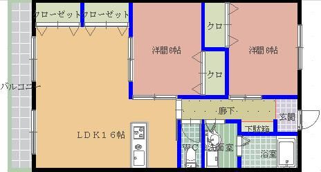 健ビルの間取り