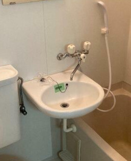 オリーブの洗面所