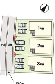 福岡市南区警弥郷３期　１号棟の区画図