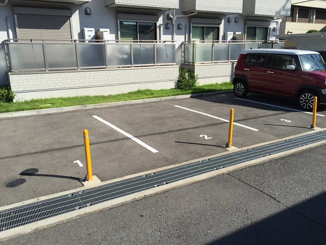 和泉市小田町２丁目のハイツの駐車場|駐車場です