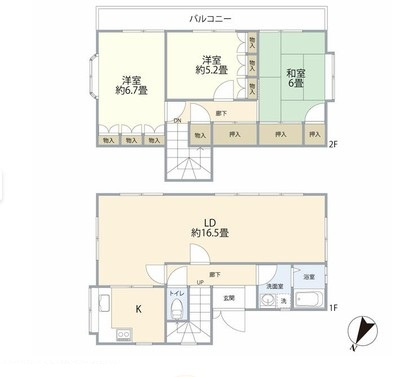 【間取り】 | 湯河原町吉浜　戸建